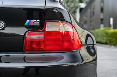 2002 BMW M Coupe in Black Sapphire Metallic over Imola Red & Black Nappa