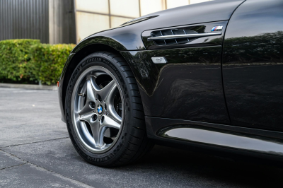 2002 BMW M Coupe in Black Sapphire Metallic over Imola Red & Black Nappa