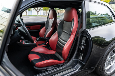 2002 BMW M Coupe in Black Sapphire Metallic over Imola Red & Black Nappa
