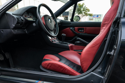 2002 BMW M Coupe in Black Sapphire Metallic over Imola Red & Black Nappa