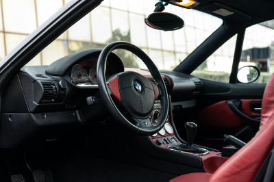 2002 BMW M Coupe in Black Sapphire Metallic over Imola Red & Black Nappa