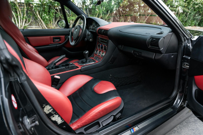 2002 BMW M Coupe in Black Sapphire Metallic over Imola Red & Black Nappa