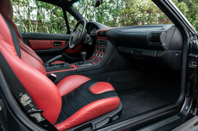 2002 BMW M Coupe in Black Sapphire Metallic over Imola Red & Black Nappa