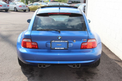 2002 BMW M Coupe in Estoril Blue Metallic over Black Nappa