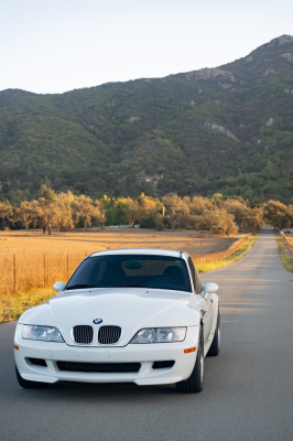 2002 BMW M Coupe in Alpine White 3 over Black Nappa