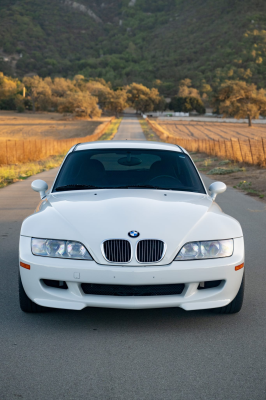 2002 BMW M Coupe in Alpine White 3 over Black Nappa