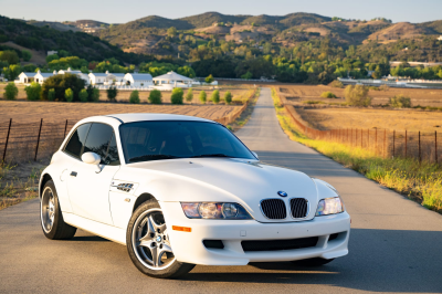 2002 BMW M Coupe in Alpine White 3 over Black Nappa