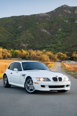 2002 BMW M Coupe in Alpine White 3 over Black Nappa