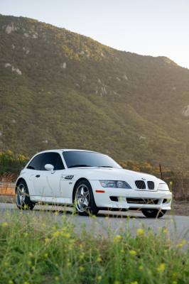 2002 BMW M Coupe in Alpine White 3 over Black Nappa