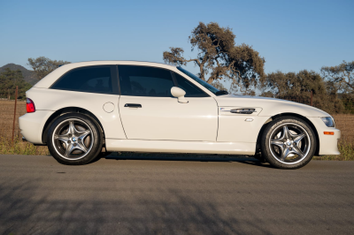 2002 BMW M Coupe in Alpine White 3 over Black Nappa