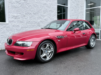 2002 BMW M Coupe in Imola Red 2 over Black Nappa