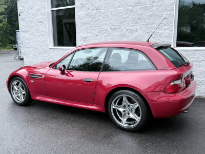 2002 BMW M Coupe in Imola Red 2 over Black Nappa
