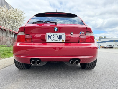2002 BMW M Coupe in Imola Red 2 over Black Nappa