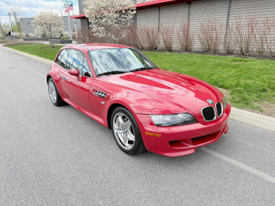 2002 BMW M Coupe in Imola Red 2 over Black Nappa