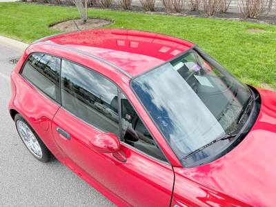 2002 BMW M Coupe in Imola Red 2 over Black Nappa