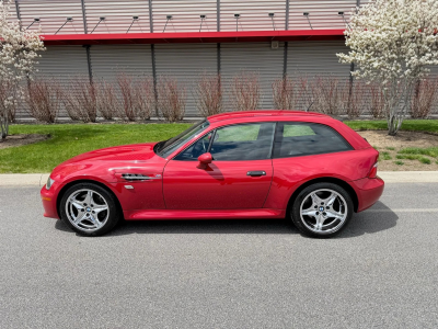 2002 BMW M Coupe in Imola Red 2 over Black Nappa