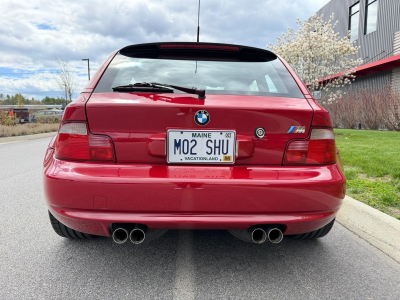 2002 BMW M Coupe in Imola Red 2 over Black Nappa