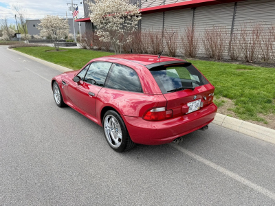 2002 BMW M Coupe in Imola Red 2 over Black Nappa