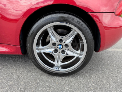 2002 BMW M Coupe in Imola Red 2 over Black Nappa