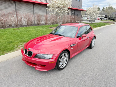 2002 BMW M Coupe in Imola Red 2 over Black Nappa