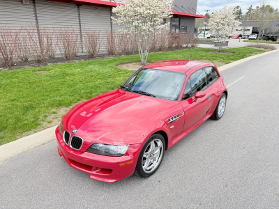 2002 BMW M Coupe in Imola Red 2 over Black Nappa