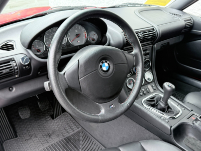 2002 BMW M Coupe in Imola Red 2 over Black Nappa
