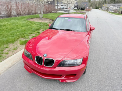 2002 BMW M Coupe in Imola Red 2 over Black Nappa