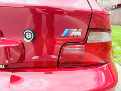 2002 BMW M Coupe in Imola Red 2 over Black Nappa