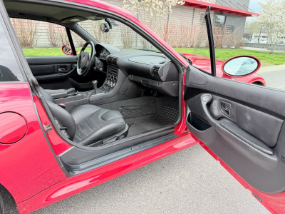 2002 BMW M Coupe in Imola Red 2 over Black Nappa