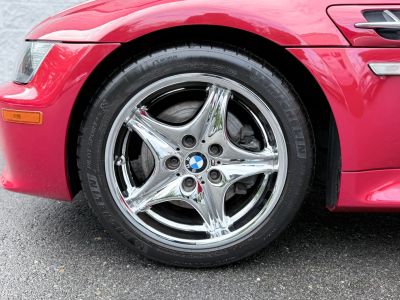 2002 BMW M Coupe in Imola Red 2 over Black Nappa
