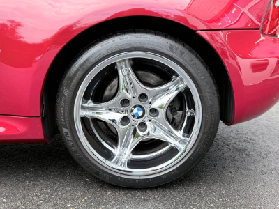 2002 BMW M Coupe in Imola Red 2 over Black Nappa