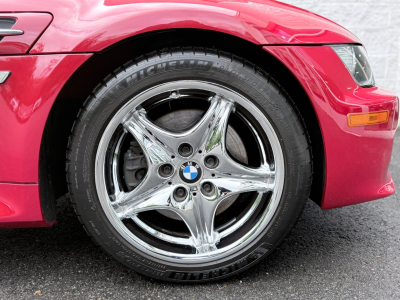 2002 BMW M Coupe in Imola Red 2 over Black Nappa
