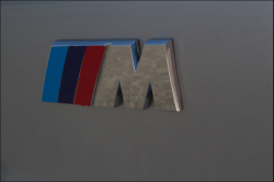 2000 BMW M Coupe in Titanium Silver Metallic over Black Nappa - Badge