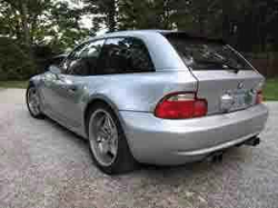 1999 BMW M Coupe in Arctic Silver Metallic over <i>Not Specified</i> - Rear 3/4