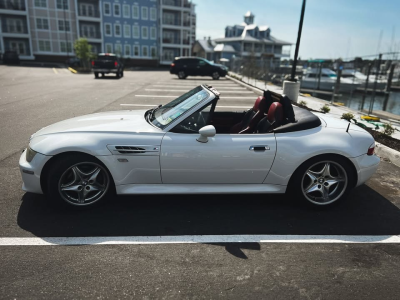 2000 BMW M Roadster in Alpine White 3 over Imola Red & Black Nappa