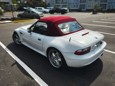 2000 BMW M Roadster in Alpine White 3 over Imola Red & Black Nappa