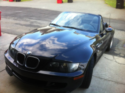 2000 BMW M Roadster in Cosmos Black Metallic over Black Nappa
