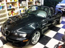 2000 BMW M Roadster in Cosmos Black Metallic over Black Nappa