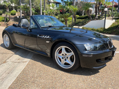 2000 BMW M Roadster in Cosmos Black Metallic over Dark Gray & Black Nappa