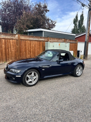 2000 BMW M Roadster in Cosmos Black Metallic over Black Nappa