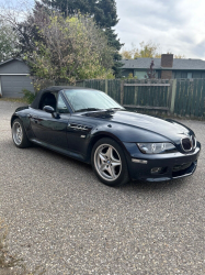 2000 BMW M Roadster in Cosmos Black Metallic over Black Nappa