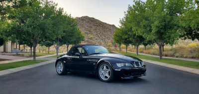 2000 BMW M Roadster in Cosmos Black Metallic over Black Nappa