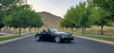 2000 BMW M Roadster in Cosmos Black Metallic over Black Nappa