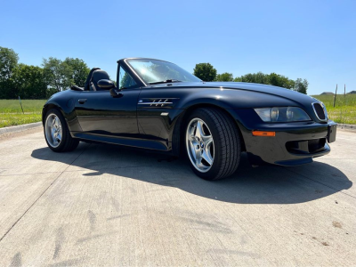 2000 BMW M Roadster in Cosmos Black Metallic over Dark Gray & Black Nappa