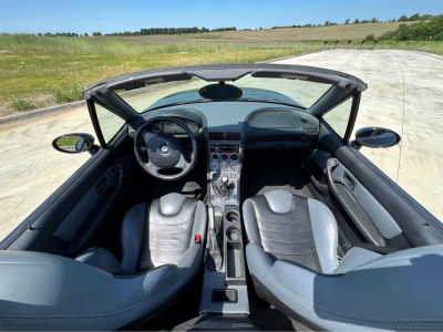 2000 BMW M Roadster in Cosmos Black Metallic over Dark Gray & Black Nappa