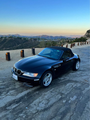 2000 BMW M Roadster in Cosmos Black Metallic over Black Nappa