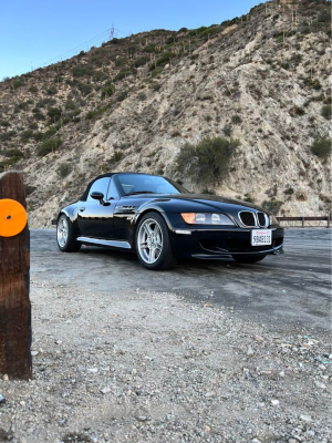 2000 BMW M Roadster in Cosmos Black Metallic over Black Nappa