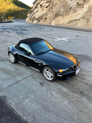 2000 BMW M Roadster in Cosmos Black Metallic over Black Nappa