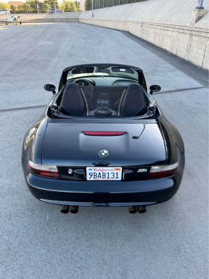 2000 BMW M Roadster in Cosmos Black Metallic over Black Nappa