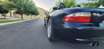 2000 BMW M Roadster in Cosmos Black Metallic over Black Nappa